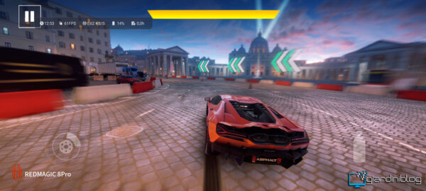 Asphalt 9 Su RedMagic 8 Pro