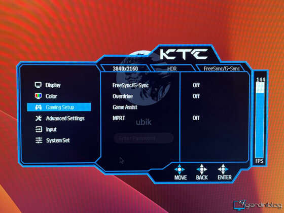 OSD Monitor KTC M27P20 Pt2