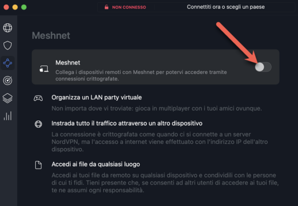 Attiva Meshnet Di Nordvpn Per Aggirare Blocco Condivisione