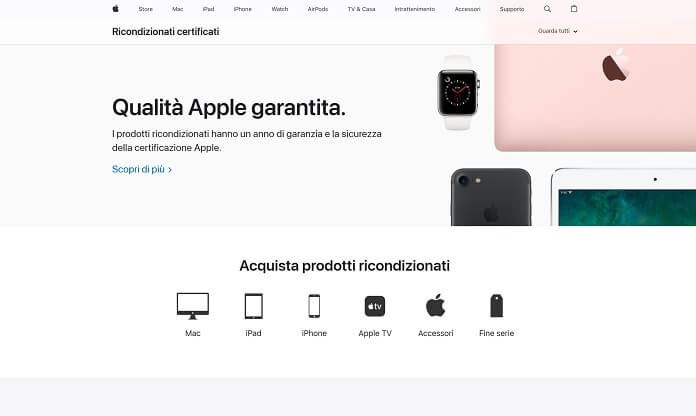 Apple Ricondizionati Certificati