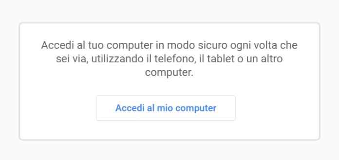 Chrome Remote Desktop Accedi Al Mio Computer