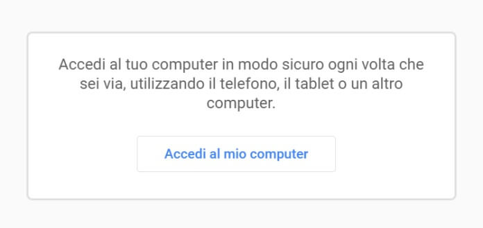 Chrome Remote Desktop Accedi Al Mio Computer