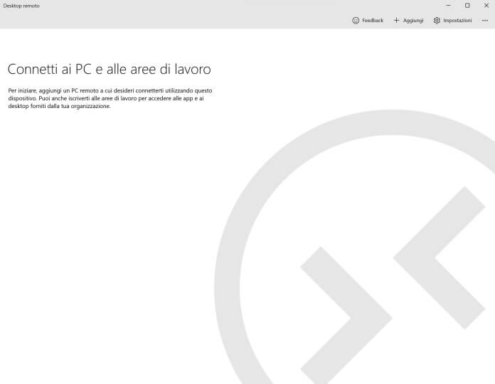 Desktop Remote Microsoft Aggiungi