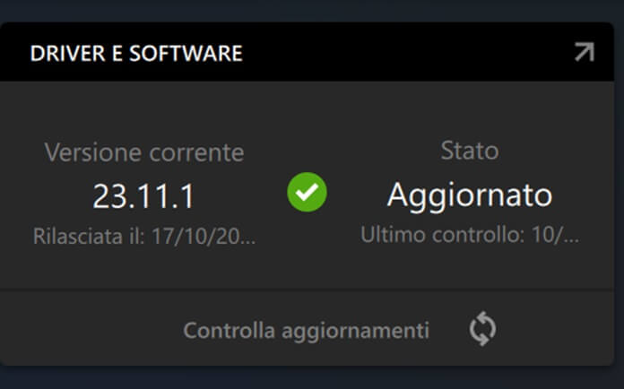 Controlla Aggiornamenti Amd Software