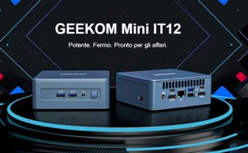 MiniPC GEEKOM Mini IT12 in super offerta con codice sconto