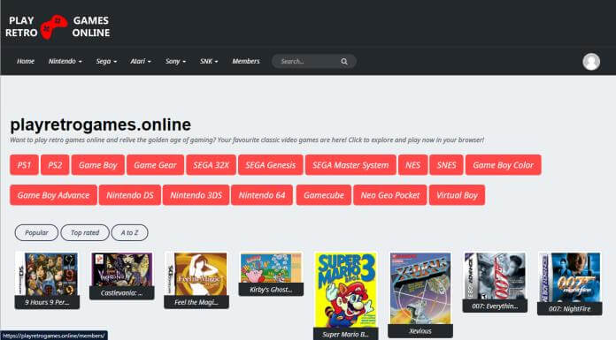 Retrogames Online