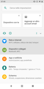 Impostazioni Android Dispositivi Collegati