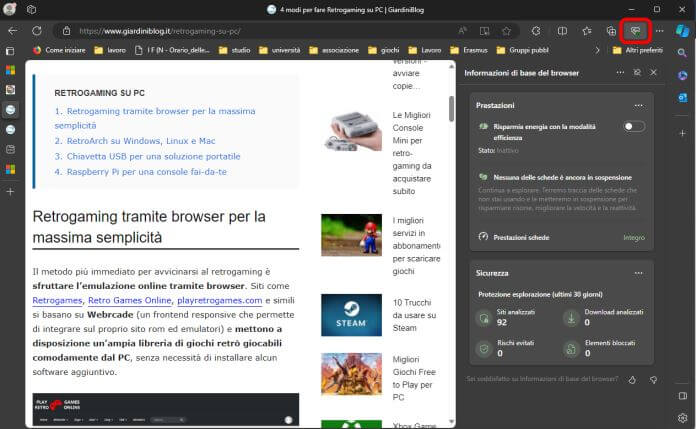 Informazioni Di Base Del Browser