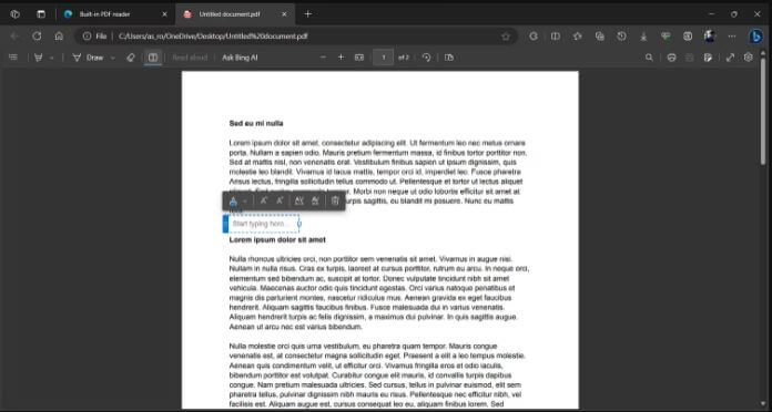 Lettore Pdf Edge