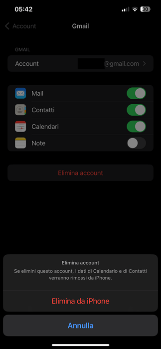 Rimuovere Un Account Google Dal Telefono Iphone