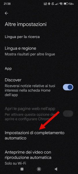 4 Altre Impostazioni App Google