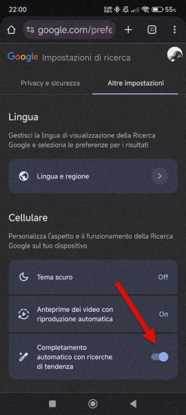 4 Ricerche Tendenza Browser
