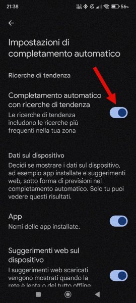 5 Ricerche Tendenza App Google