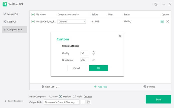 Swifdoo Compressione Pdf