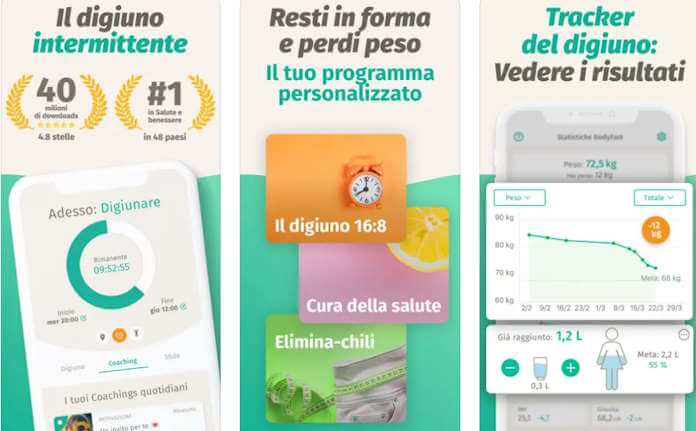 App per digiuno intermittente gratis: Bodyfast
