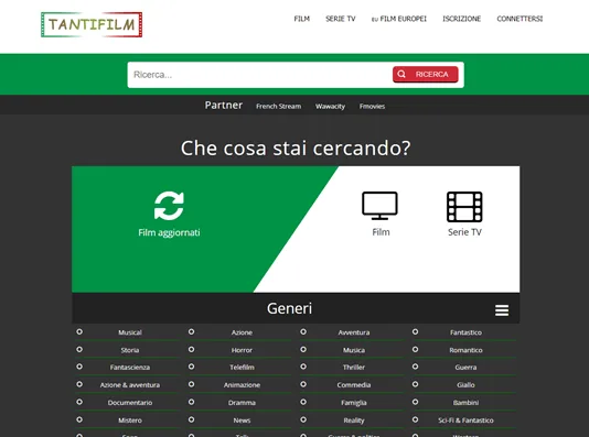 TantiFilm: Nuovo indirizzo di Gennaio 2026
