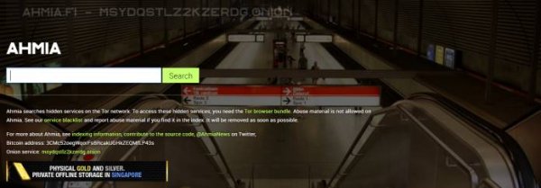 Ahmia reperire risorse sul dark web