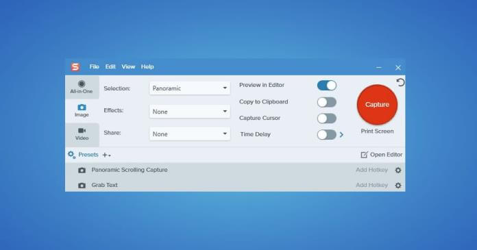 Snagit Su Windows 11