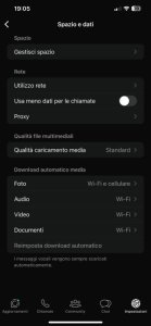 Spazio E Dati Whatsapp Iphone