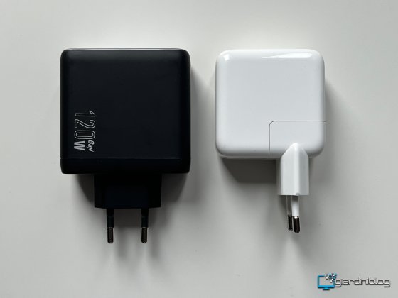 Confronto RG120 E Alimentatore Macbook M2