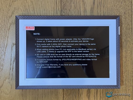 Arzopa D10 Digital Photo Frame
