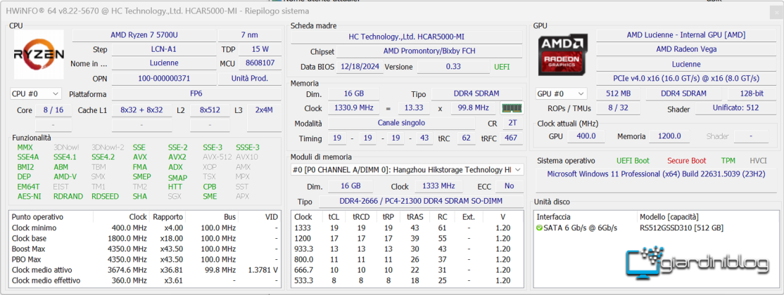CPU Info