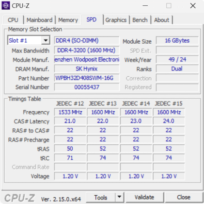 Geekom Mini IT13 2025 Cpu Z Spd