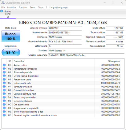 Geekom Mini IT13 2025 Crystaldisk Info