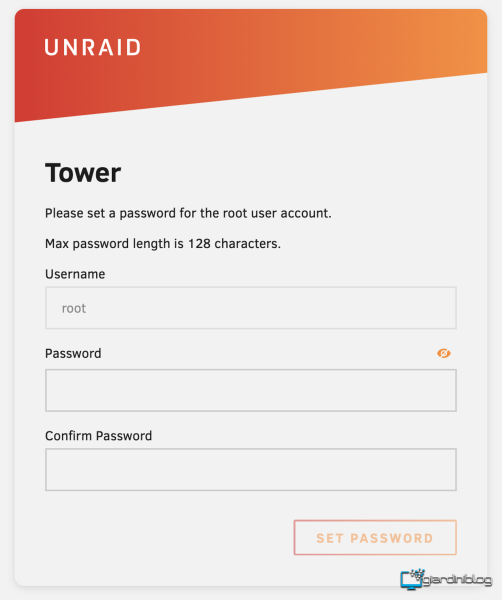 Tower Login Unraid