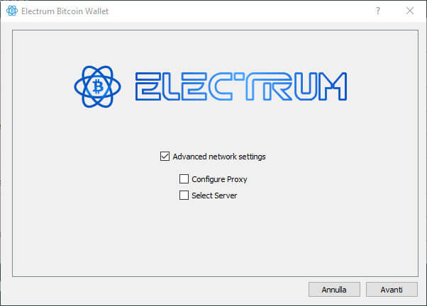 Electrum Wallet Installazione Advanced Network