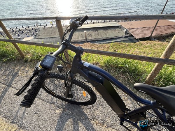 Dettaglio E Bike Su Asfalto