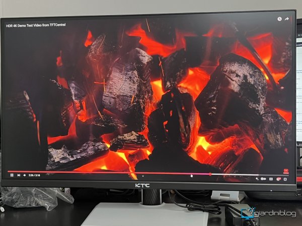 Fuoco Su KTC H27E6 Test HDR