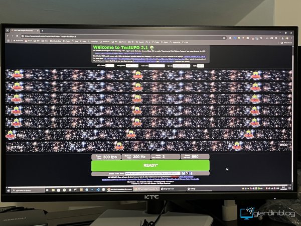 Test UFO Refresh Rate KTC H27E6