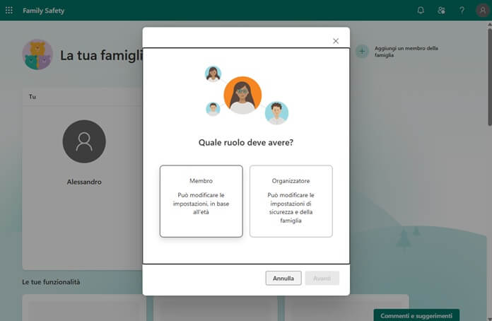 Aggiungi Membro