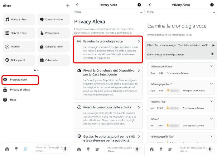 Cosa sa Alexa di te: Privacy 1