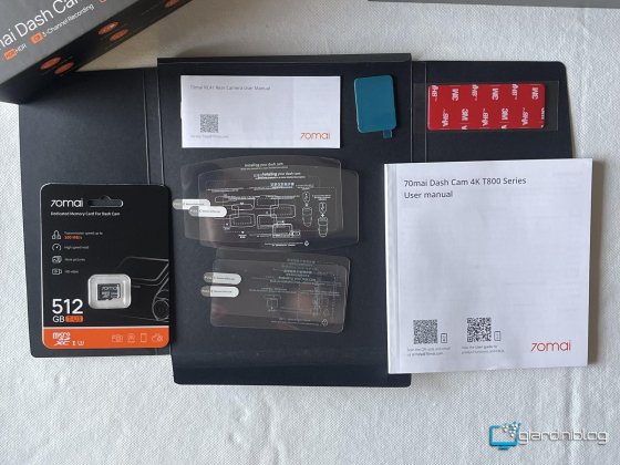 70mai 4K T800 Premium Set Unboxing Pt6