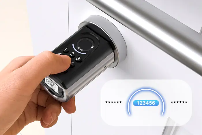 WELOCK Serratura smart a cilindro ToucA51 Serratura per porte con impronta digitale e tastiera