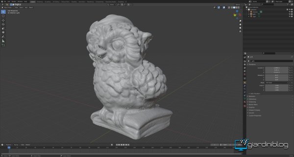 Blender Risultati Della Scansione Con Sermoon S1