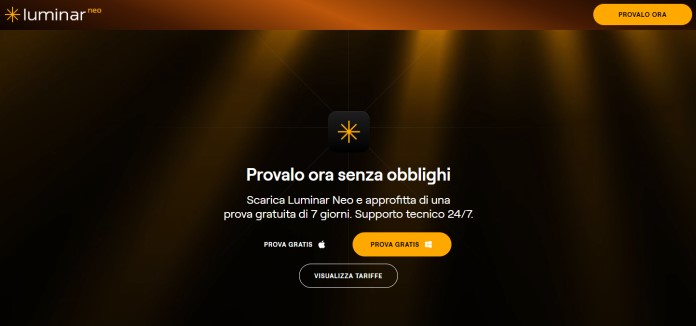 Luminar Neo Installazione