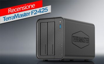 Recensione TerraMaster F2-425: NAS compatto con tecnologia Intel senza compromessi