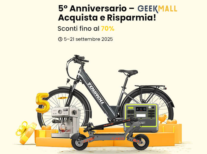 Geekmall 5 Anniversario