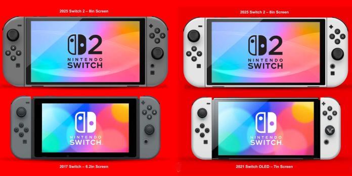 Dimensioni e peso Nintendo Switch 2