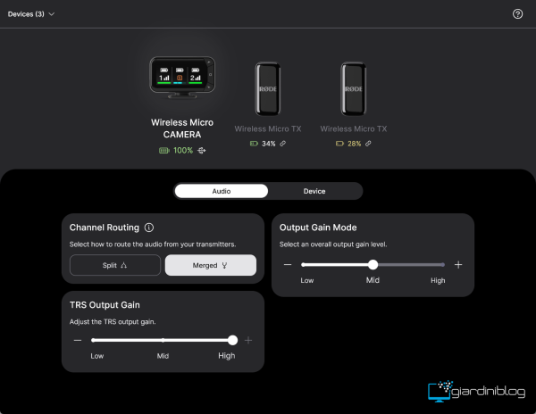 Rode Central App Sul PC Di Rode Wireless Micro