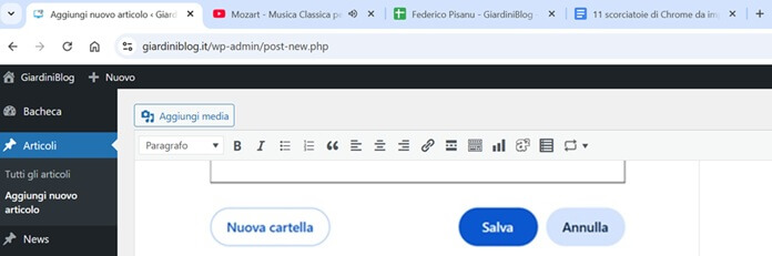 Chrome Spostarsi Tra Le Schede
