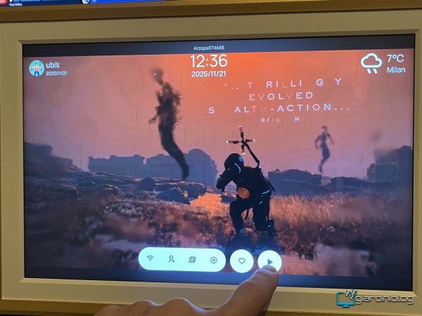 Interfaccia Touchscreen Cornice D14