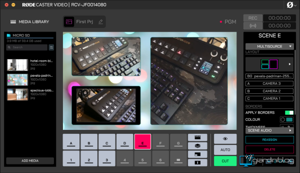 RODECaster_App Multicamera Setup