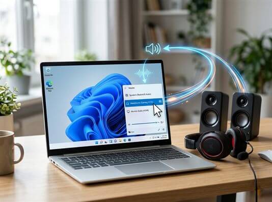 Cambiare Output Audio Su Windows 11