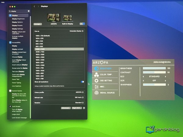 Display E Refresh Rate Su Macbook