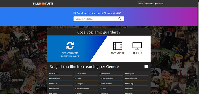 Filmpertutti Nuovo Indirizzo