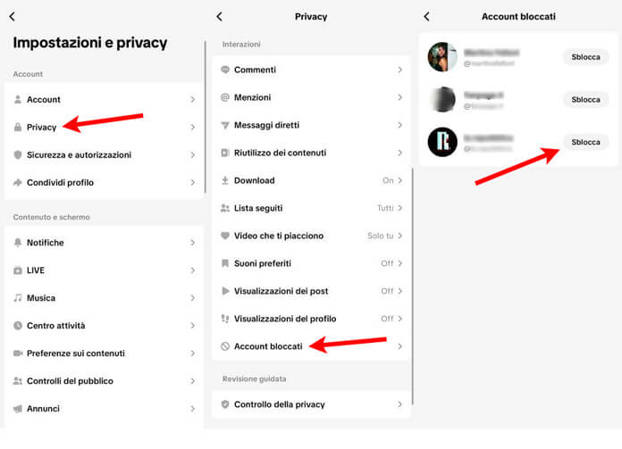 Sbloccare Account Tiktok